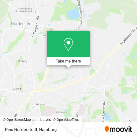 Карта Pins Norderstedt