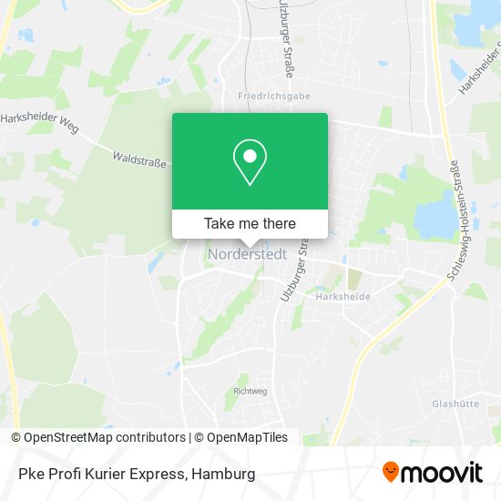 Pke Profi Kurier Express map