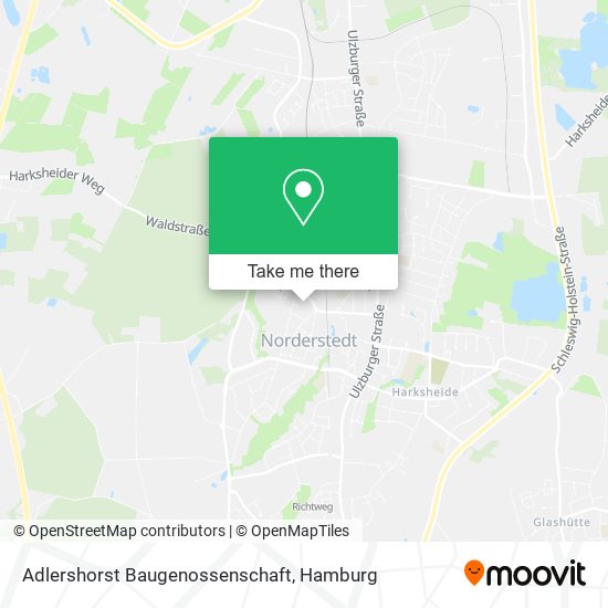 Adlershorst Baugenossenschaft map