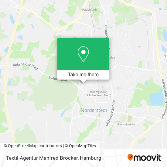 Карта Textil-Agentur Manfred Bröcker