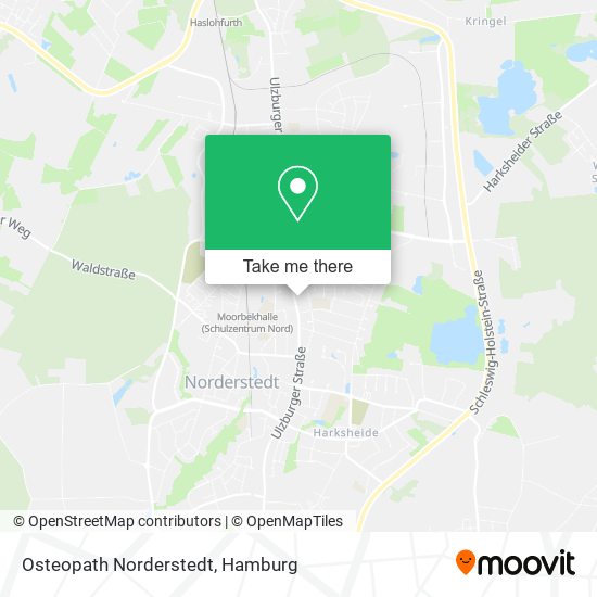 Osteopath Norderstedt map