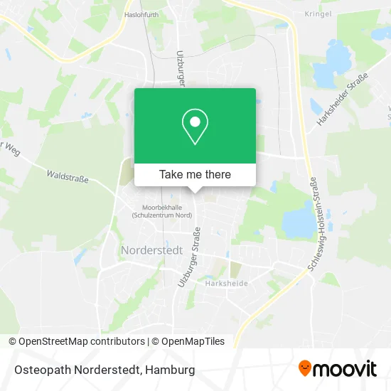 Карта Osteopath Norderstedt