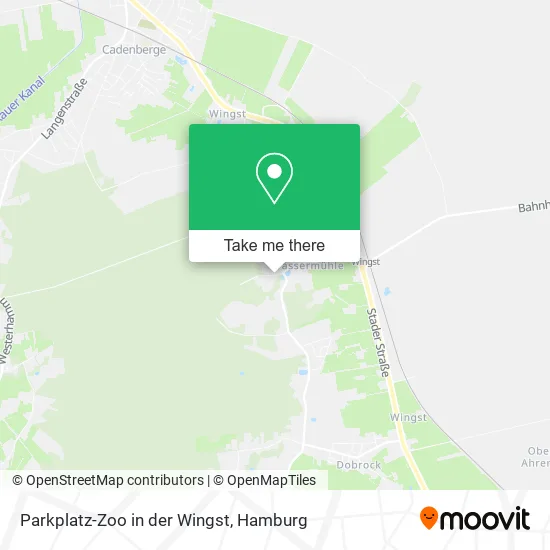 Карта Parkplatz-Zoo in der Wingst