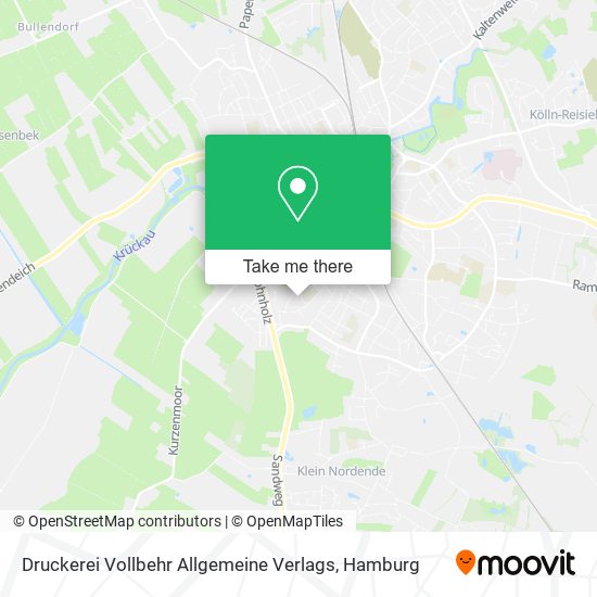 Druckerei Vollbehr Allgemeine Verlags map