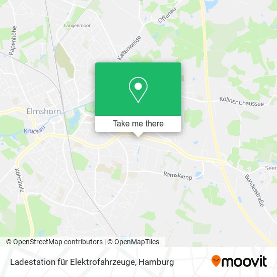 Карта Ladestation für Elektrofahrzeuge