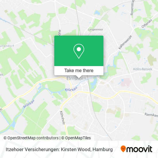 Itzehoer Versicherungen: Kirsten Wood map