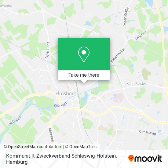 Карта Kommunit It-Zweckverband Schleswig-Holstein