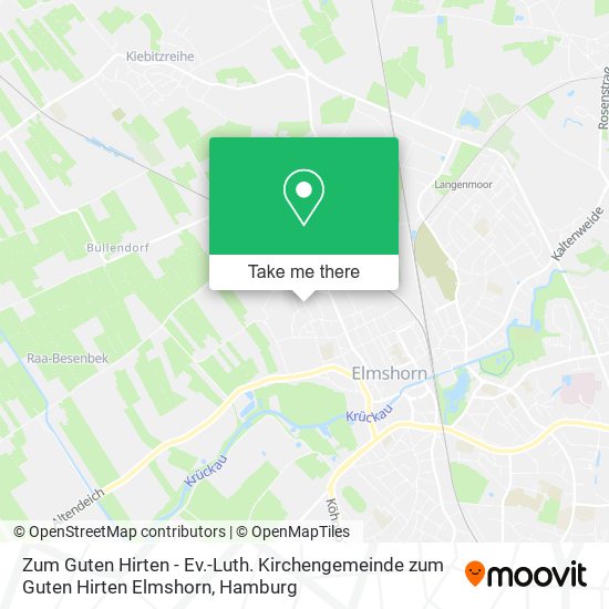 Карта Zum Guten Hirten - Ev.-Luth. Kirchengemeinde zum Guten Hirten Elmshorn