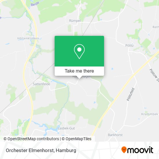 Orchester Elmenhorst map