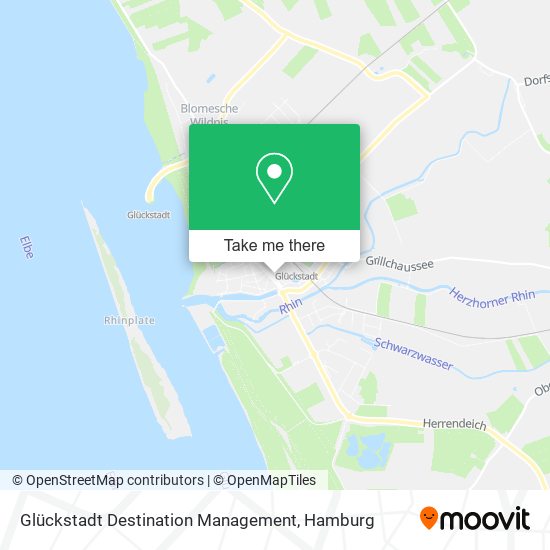 Карта Glückstadt Destination Management