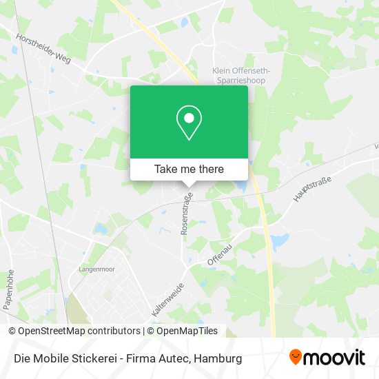 Die Mobile Stickerei - Firma Autec map