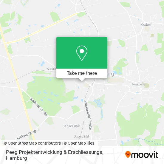 Карта Peeg Projektentwicklung & Erschliessungs