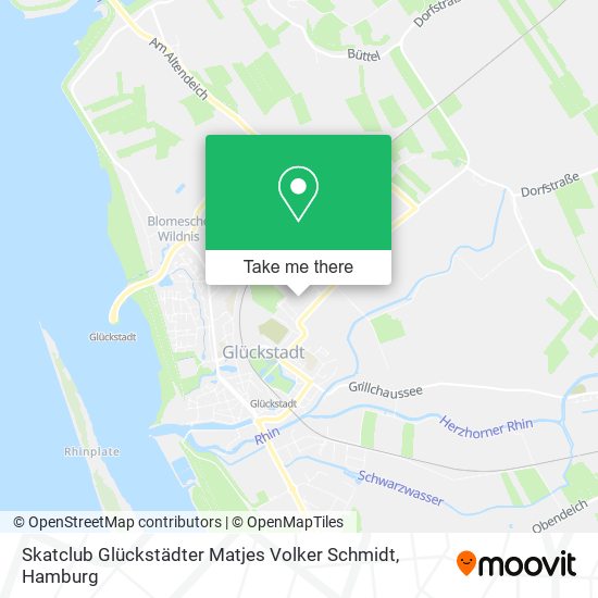 Карта Skatclub Glückstädter Matjes Volker Schmidt