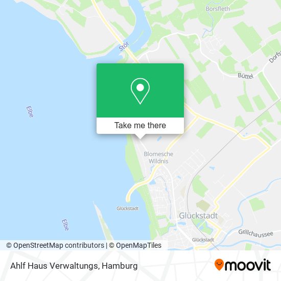 Ahlf Haus Verwaltungs map