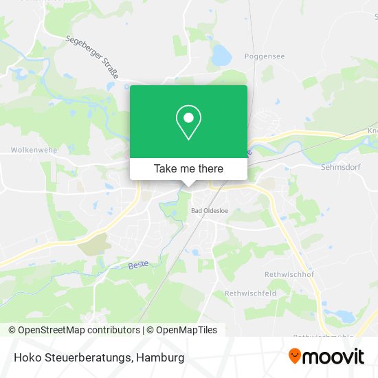 Hoko Steuerberatungs map