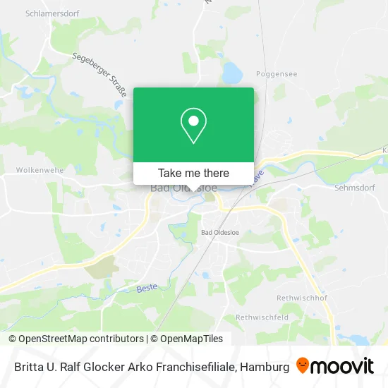 Карта Britta U. Ralf Glocker Arko Franchisefiliale