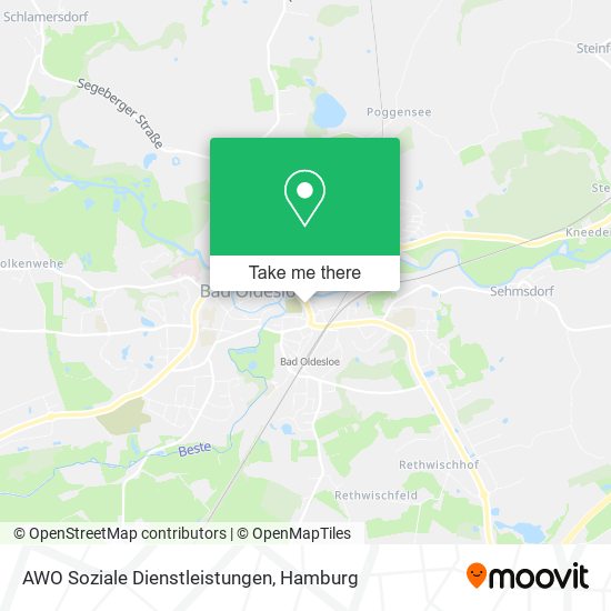 AWO Soziale Dienstleistungen map