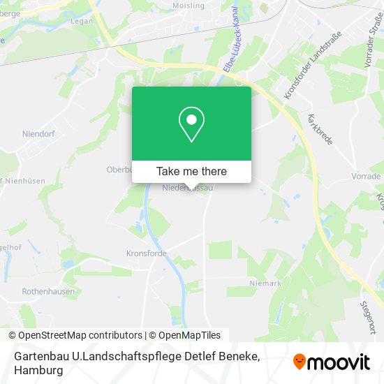 Карта Gartenbau U.Landschaftspflege Detlef Beneke
