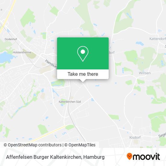 Карта Affenfelsen Burger Kaltenkirchen