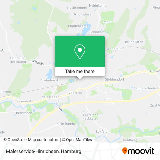 Malerservice-Hinrichsen map