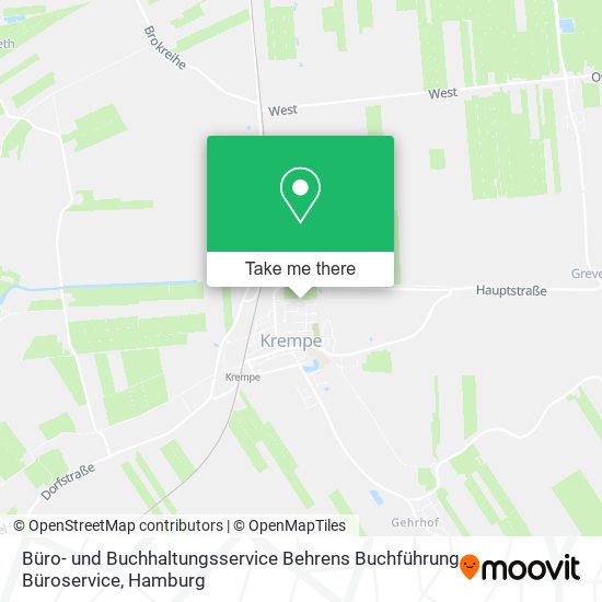 Büro- und Buchhaltungsservice Behrens Buchführung Büroservice map