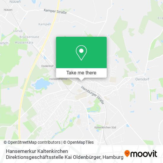 Hansemerkur Kaltenkirchen Direktionsgeschäftsstelle Kai Oldenbürger map