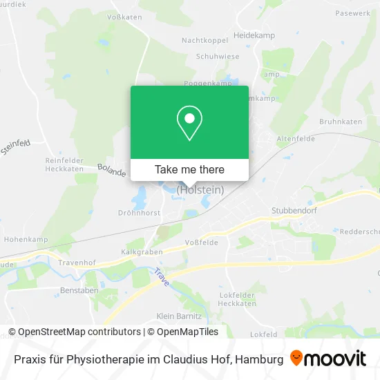 Карта Praxis für Physiotherapie im Claudius Hof