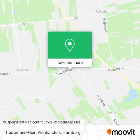 Карта Tiedemann-Hein Viehhandels