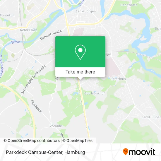 Parkdeck Campus-Center map
