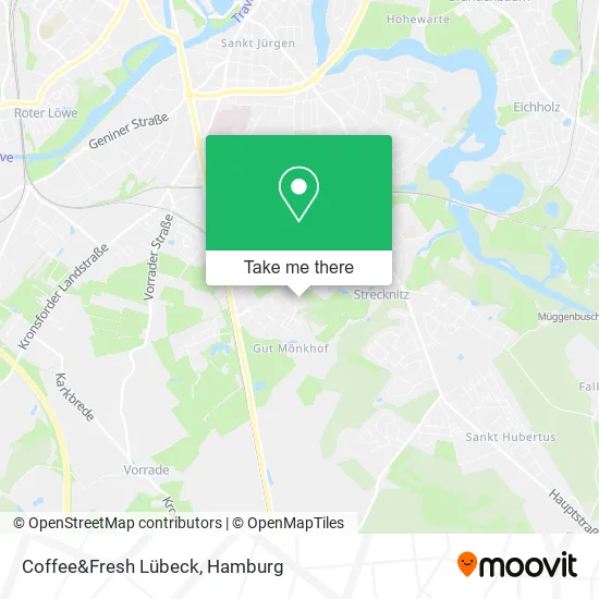 Карта Coffee&Fresh Lübeck