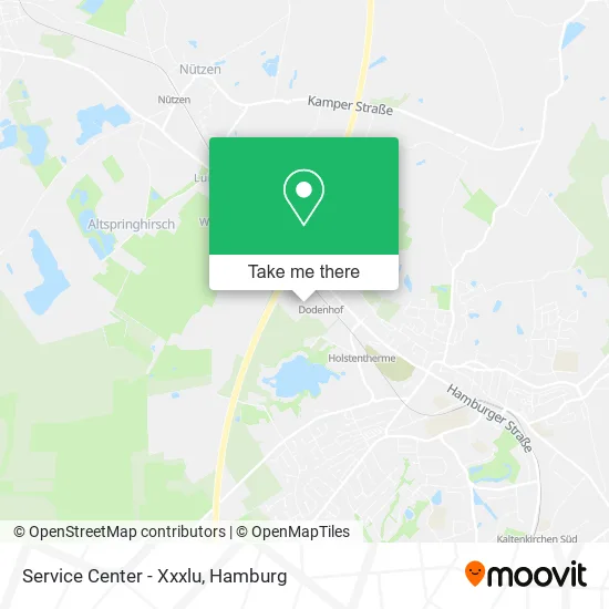 Service Center - Xxxlu map
