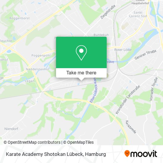 Karate Academy Shotokan Lübeck map