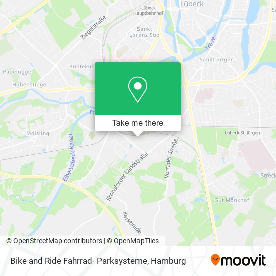 Bike and Ride Fahrrad- Parksysteme map