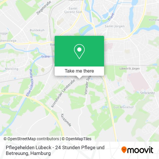 Pflegehelden Lübeck - 24 Stunden Pflege und Betreuung map