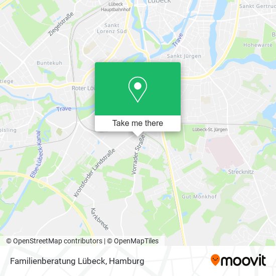 Familienberatung Lübeck map