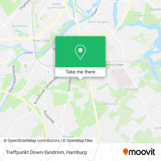 Карта Treffpunkt Down-Syndrom