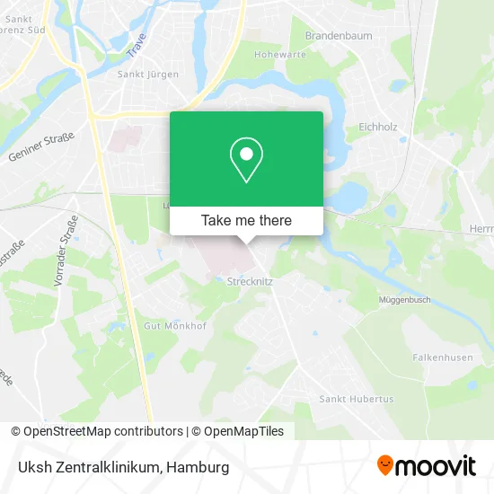 Карта Uksh Zentralklinikum