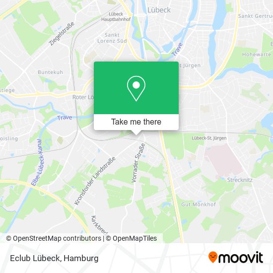 Eclub Lübeck map