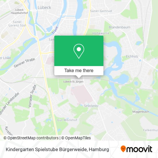 Kindergarten Spielstube Bürgerweide map