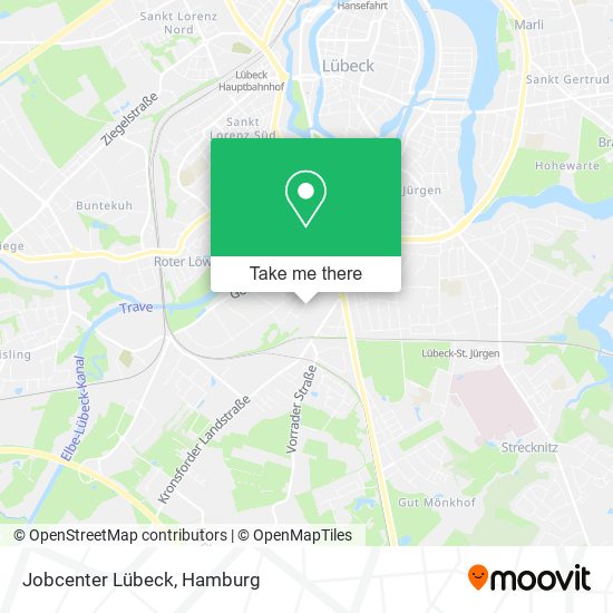 Jobcenter Lübeck map