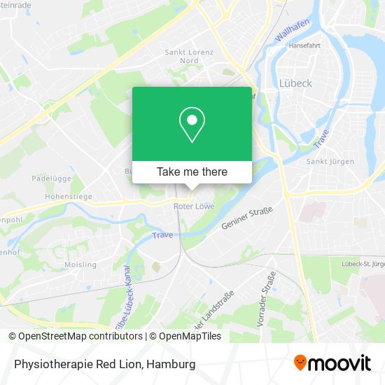 Physiotherapie Red Lion map