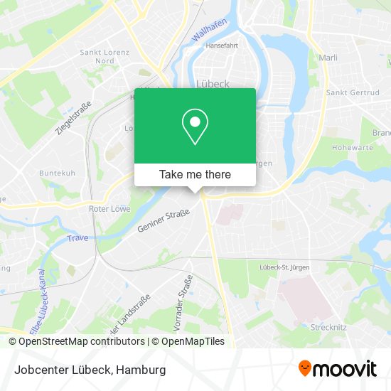 Jobcenter Lübeck map