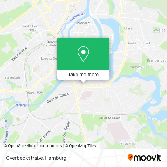 Карта Overbeckstraße