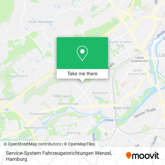 Карта Service-System Fahrzeugeinrichtungen Wenzel