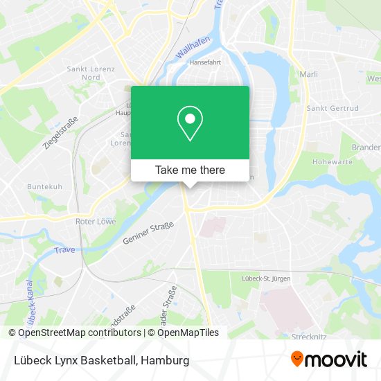 Lübeck Lynx Basketball map