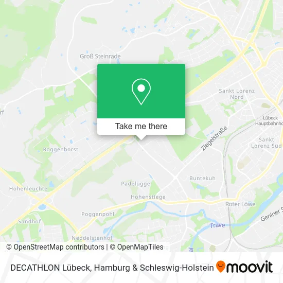 Карта DECATHLON Lübeck