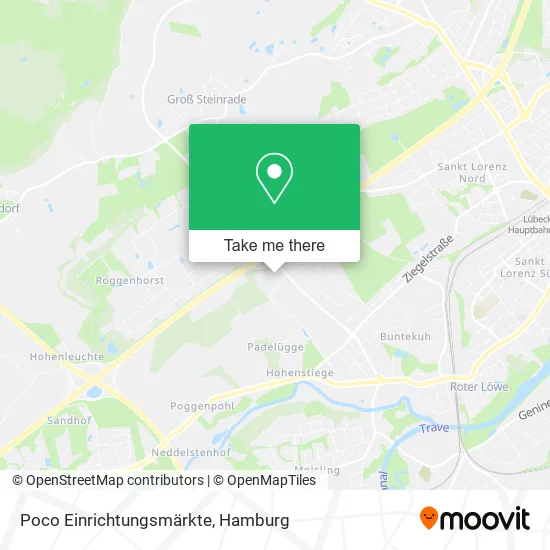 Карта Poco Einrichtungsmärkte