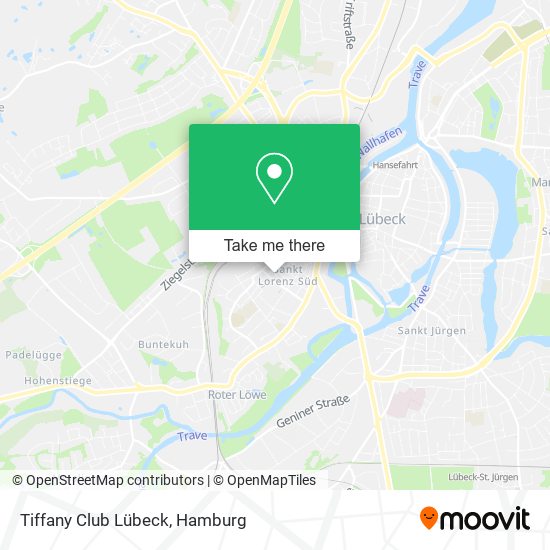 Tiffany Club Lübeck map