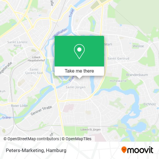 Peters-Marketing map