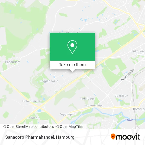 Карта Sanacorp Pharmahandel
